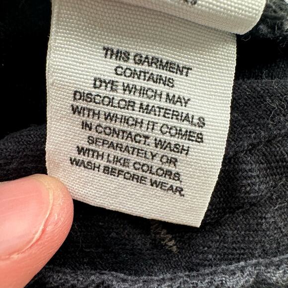 Free people black cotton distressed shorts - Picture 3 of 6